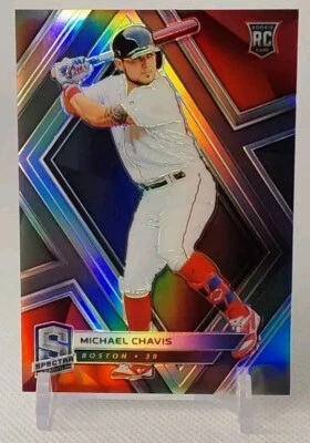 ⚾️2019 spectra MICHAEL CHAVIS (rookie/holo prizm) #70⚾️ *Red Sox* *Nationals* - Image 1 of 2