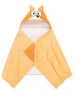 Bingo Kids Bath Hooded Towel Wrap, 51 x 22, Cotton, Blue, BBC - Picture 1 of 8