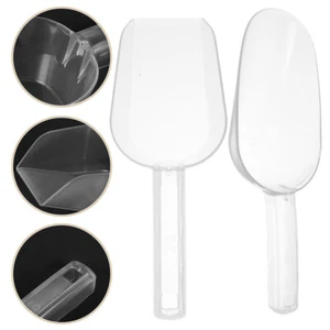 2 Pcs Ice Shovel Flour Kitchen Grain Scoop Large for Freezer Bin - Picture 1 of 12