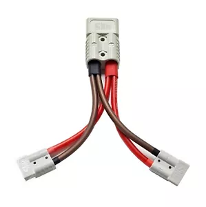 SB175 Gray to SB50 Gray Parallel Adapter Cable 4 AWG , MADE IN USA,HEAVY DUTY - Picture 1 of 1