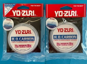 Yo-Zuri HD Carbon Disappearing Pink 30 Yards Fluorocarbon Leader 20 Lb 25 LB - Picture 1 of 1