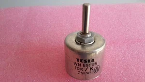 Potenciómetro Tesla WN 691 85 cuerda de alambre 10K/K 2W - Imagen 1 de 6