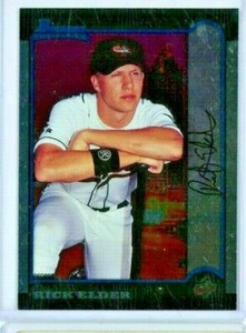 1999 Bowman International Parallel #102 Rick Elder - Baltimore Orioles - MINT RC