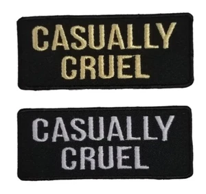 Lässig grausam Set Kunst Kleidung zum Aufbügeln Aufnähen bestickt Patch - Bild 1 von 1