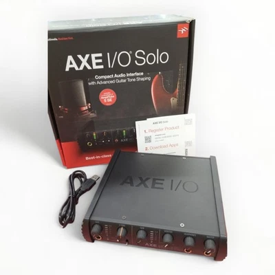 IK Multimedia AXE I/O SOLO USB Audio Interface Tested & Works 1086 - Image 1 of 4