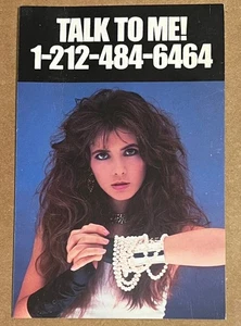 Fiona - Talk to Me RARE promo postcard '85 - Picture 1 of 2