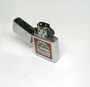 Budweiser Zippo Lighter – Silver Tone – Drink Logo Collectible – Pre-Owned / - Picture 1 of 3