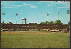 "Sally" League Charlotte Hornets Clark Griffith Park Baseball Stadium Postcard - Picture 1 of 2