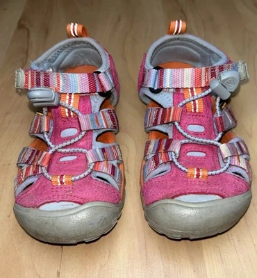 Keen Little Girls Sea Camp II CNX Bright Rose Raya closed toe Sandals  Size 10 G - Image 1 of 4