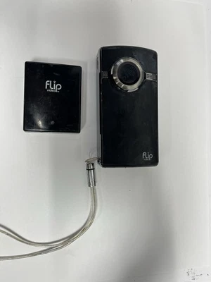 Vintage Flip UltraHD U2120B Video Camera  - Black w/ Adapter *read* - Image 1 of 3