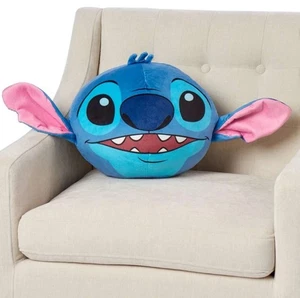 lilo stitch big mouth plush pillow 11x11 in - Bild 1 von 1