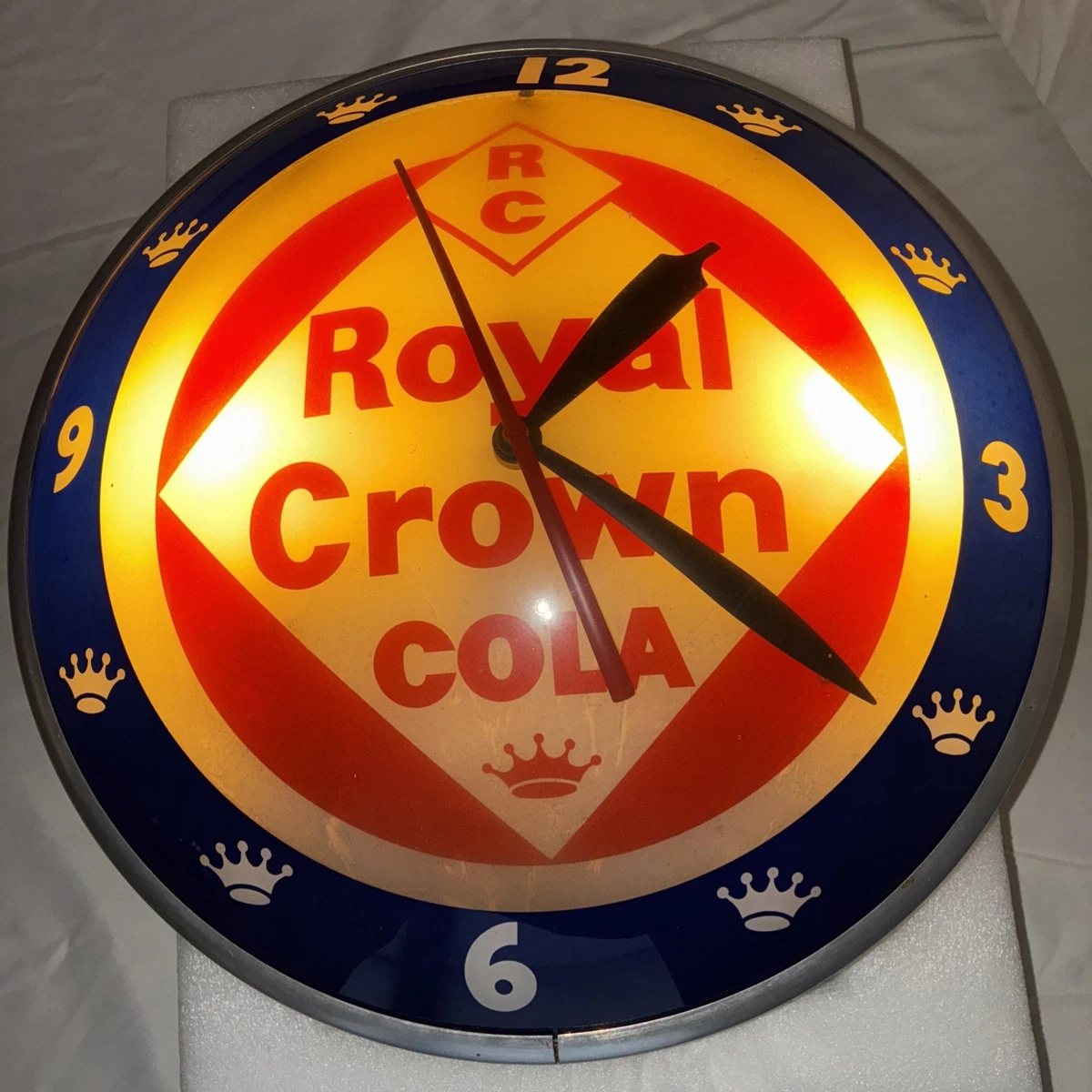 USA ビンテージ アドバタイジングクロック ロイヤルクラウンコーラ USA