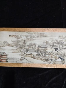 394in Chinese Old Long Scrolls Painting Silk about Cruise 乾隆南巡图 By Xu Yang 徐扬  - Picture 1 of 9