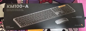 KM100-A | Bluetooth: Backlit Keyboard & Mouse Combo | Open Box - Afbeelding 1 van 5