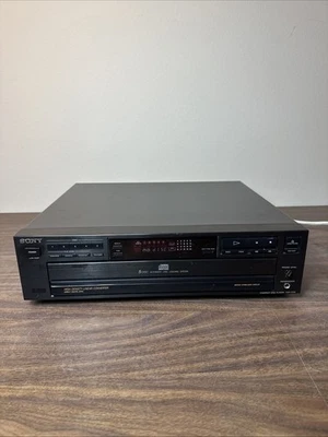 Reproductor de discos compactos Sony CDP-C215 CD Changer 5; probado y funcionando Foto 1 de 4