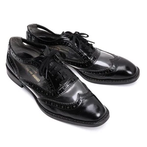COMME des GARCONS PVC Switching Wingtip Leather Shoes Size About US 7 1/2(K-1... - Picture 1 of 12