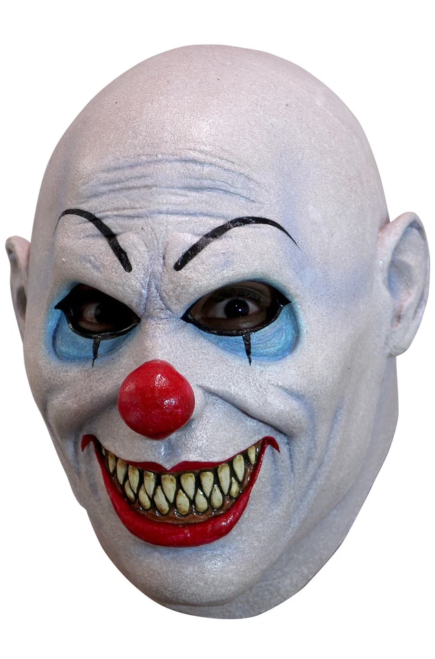 Scary Evil Clowning Adult Mask — 第 1/1 张图片