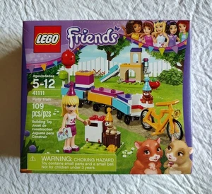 NEW Lego FRIENDS 41111 Party Train. Bright Light Orange Bicycle. Hamsters. Wagon - Picture 1 of 11