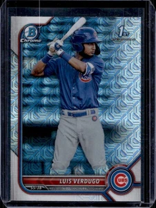 2022 Bowman Mega Box Luis Verdugo Mojo Refractor #BCP-147 Cubs - Picture 1 of 2