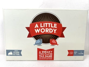 A Little Wordy Tile Game By Exploding Kittens Complete VGUC 2 Players Ages 10+ - Picture 1 of 6
