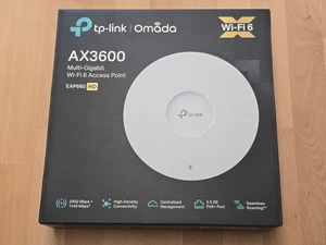 TP-Link EAP660 HD AX3600 Gigabit Dualband WiFi 6 WLAN Accesspoint 2.5G LAN (39) - Zdjęcie 1 z 13