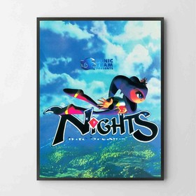 Poster Nights Into Dreams Sega Saturn Glossy Premium Unframed Poster Print G3898