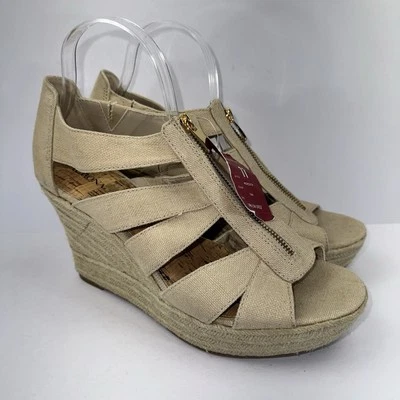 Sandalias de cuña alpargata Merona Meredith color tostado talla 11 todavía con etiqueta Foto 1 de 4