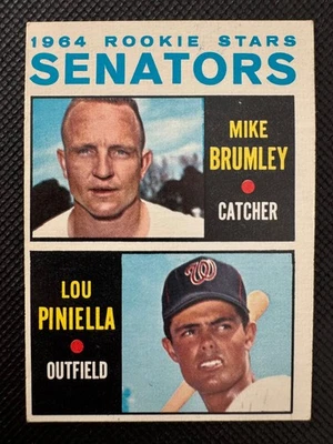 De colección 1964 Topps Baseball #167 Lou Piniella Rookie, RC - ¡Hermoso estado! Foto 1 de 2