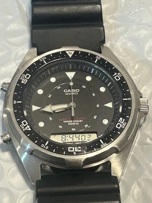 卡西欧 Arnie AMW-320R Ref 2701 Ani-Digi 45 毫米男士手表闹钟计时码表 — 第 1/4 张图片