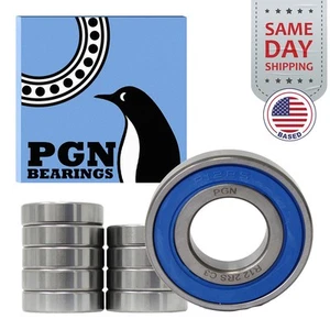 (10) R12-2RS Premium Rubber Seal Ball Bearing C3, 3/4"x1-5/8"x7/16", R12rs - Picture 1 of 11
