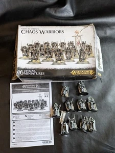 Lot of 10 Chaos Warriors Warhammer Age of Sigmar Assembled Painted Box Manual - Picture 1 of 6