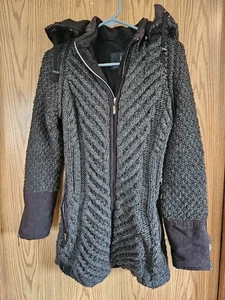 Urku Womens Small Alpaca & Sheep Wool Jacket Handmade in Ecuador Canadian Design - Picture 1 of 17