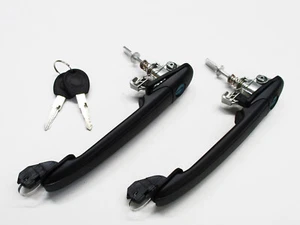 für VW Polo 6N_2 Bj 1999-2001 2x Türgriff Tür LI/RE Schlüssel Schloss - Bild 1 von 1