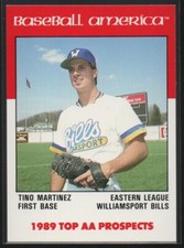 Tino Martinez 1989 Baseball America AA Prospects #AA6 Williamsport Bills Seattle