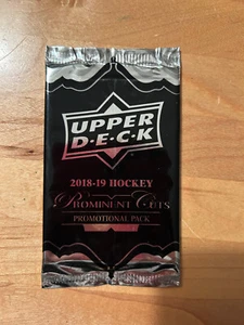 Pacchetto promozionale Upper Deck 2018-19 Convention Nazionale Tagli di spicco - Foto 1 di 2
