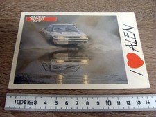 Orig. 1990 Subaru Legacy RS Lombard RAC Rally 1990 Markku Alen Postcard RARE
