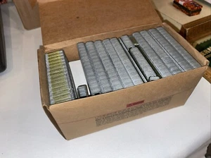 Open Box SENCO N13BAB Galvanized Staples, 7/16"Crown, 1" Leg, 16 Ga, NOS - Picture 1 of 5