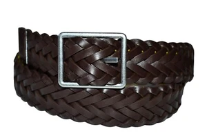 Paul Smith + Pop Hombre Reversible Cuero Tejido Cinturón Trenzado 81.3cm Hombre - Imagen 1 de 7