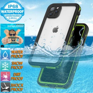 For iPhone 15 14 13 12 11 X XR Case Waterproof Shockproof Cover Screen Protector - Picture 1 of 24