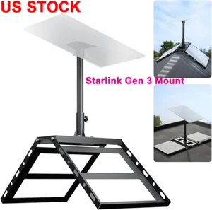 Starlink Roof Mount Gen 3 Non-Drill Stainless Steel Heavy Duty Pivot Pole Mount - Picture 1 of 12