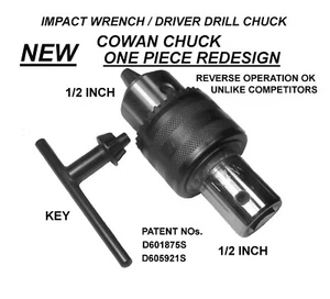 IMPACT WRENCH ACCESSORY, DRILL CHUCK for IMPACT WRENCH -- FREE SHIPPING - Picture 1 of 2