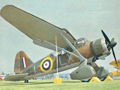 Model Airplane Plans (FF): Westland Lysander 19" Wingspan Scale RP - Image 1 of 2