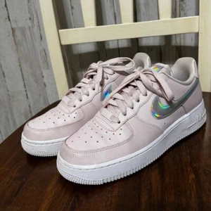 Nike Air Air Force 1 Pink Shoes size 8 - Picture 1 of 6