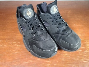 Nike Mens Air Huarache 318429-003 Black Running Shoes Sneakers Size 9 - Picture 1 of 10