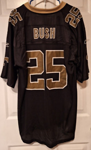 Vintage Reggie Bush #25 New Orleans Saints Reebok NFL On-Field Jersey Large