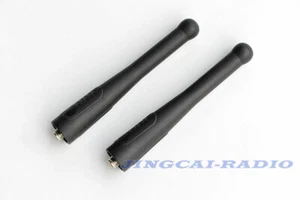 Two 9cm short UHF Antenna 400-470MHz for Motorola Radio XPR6500 XiR P8268 DP3400 - Picture 1 of 3