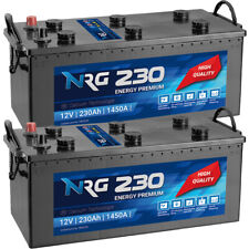 Produktbild - 2 STÜCK LKW Batterie 230AH Starterbatterie 12V ersetzt 200Ah 220Ah 225Ah HD