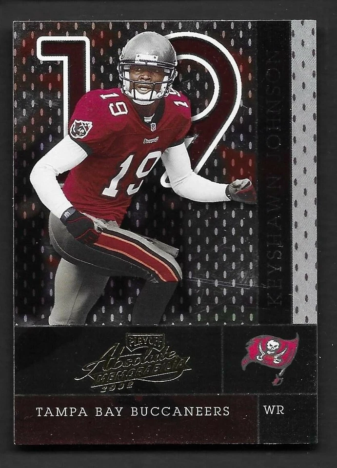 2002 Absolute Memorabilia #81 Keyshawn Johnson Tampa Bay Buccaneers - Image 1 of 1