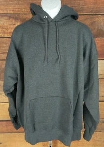 Sudadera con Capucha Hanes Peso Pesado con Cordón ~ Hombre XL ~ Gris Nueva Sin Etiquetas Algodón Ultimate - Imagen 1 de 5