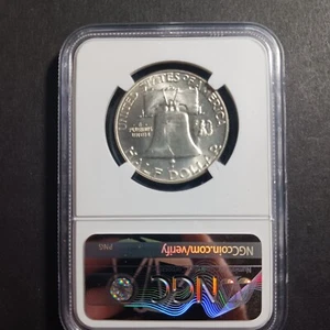 MS64 1960 D Franklin Half Dollar 90% Silver NGC Graded Fast Shipping  - Picture 1 of 4